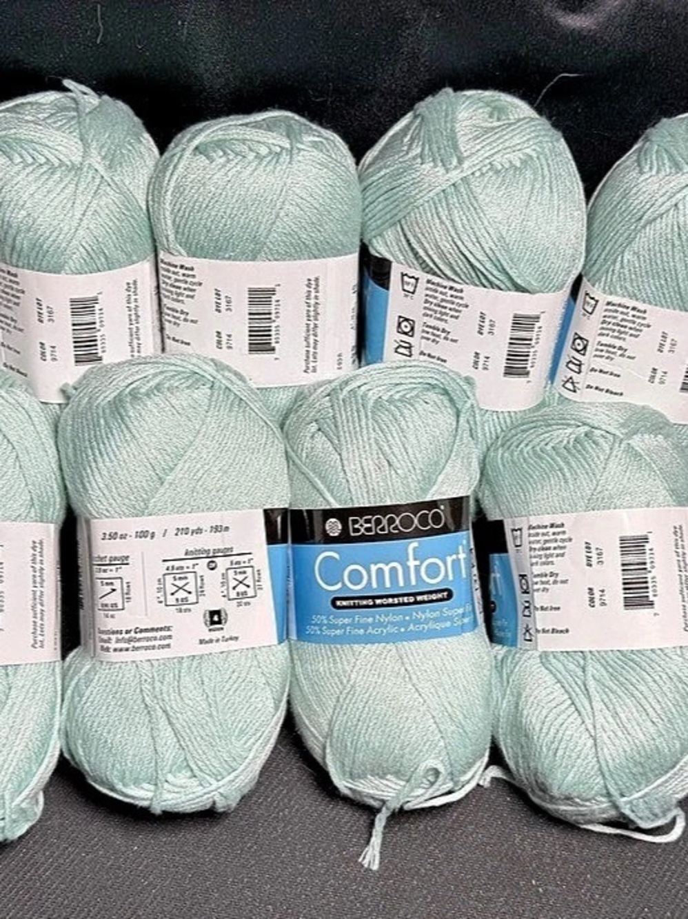 SUPER SOFT berroco Comfort Yarn Lot Pale Blue